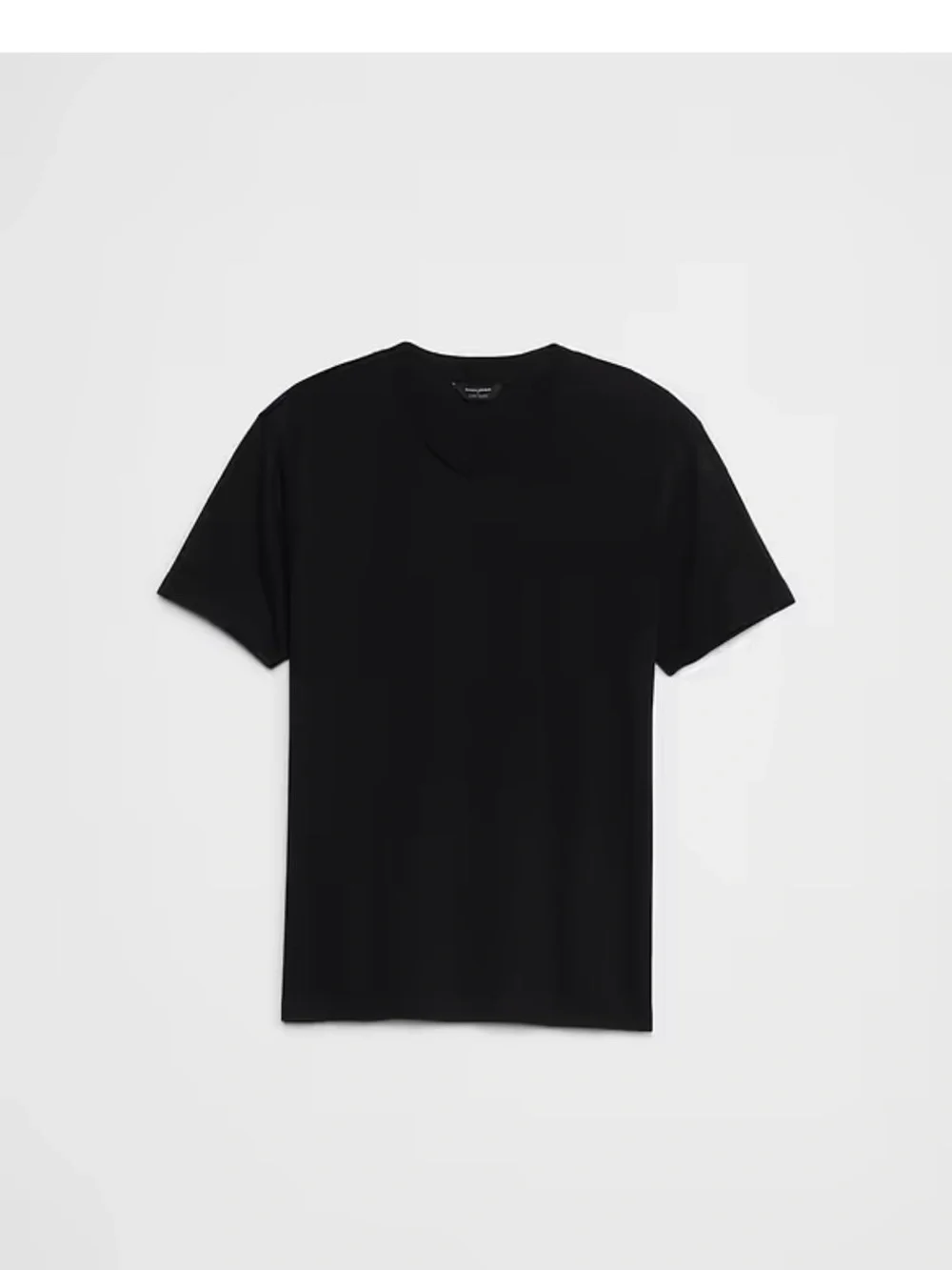 NWT Banana Republic Luxe Touch Men's Black V-Neck Shirt